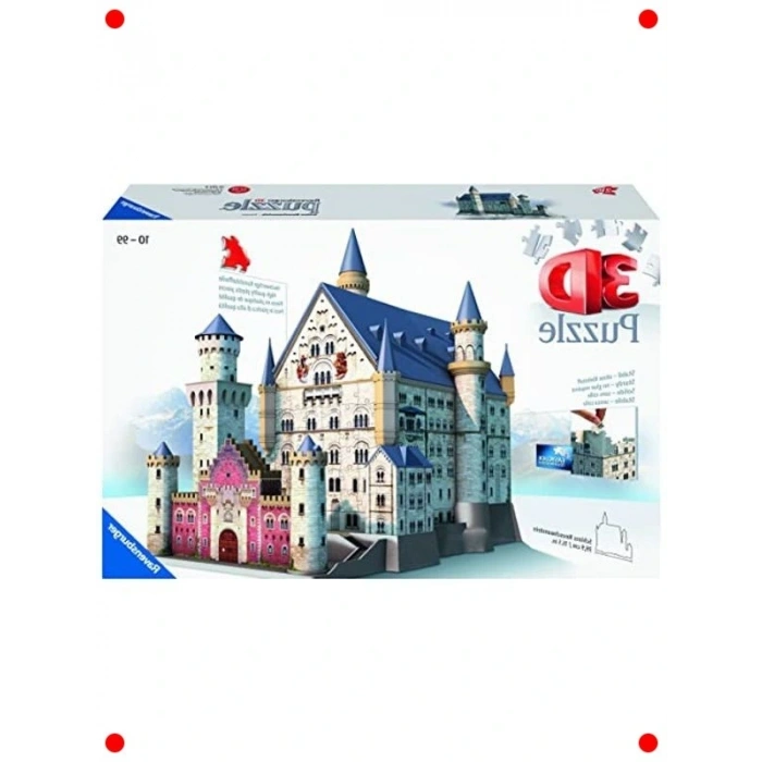 Neuschwanstein 3D Kale Yapbozu