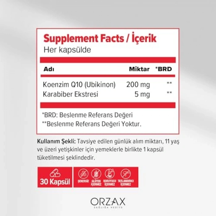 NEVKA  Coq10 200 Mg 30 Kapsül