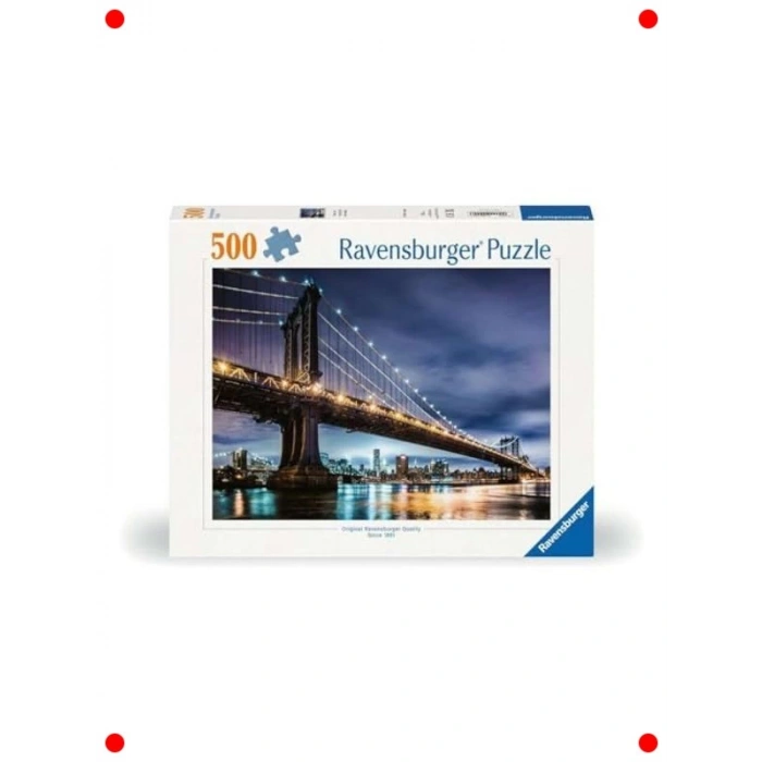 New York Temalı 500 Parça Yetişkin Yapbozu