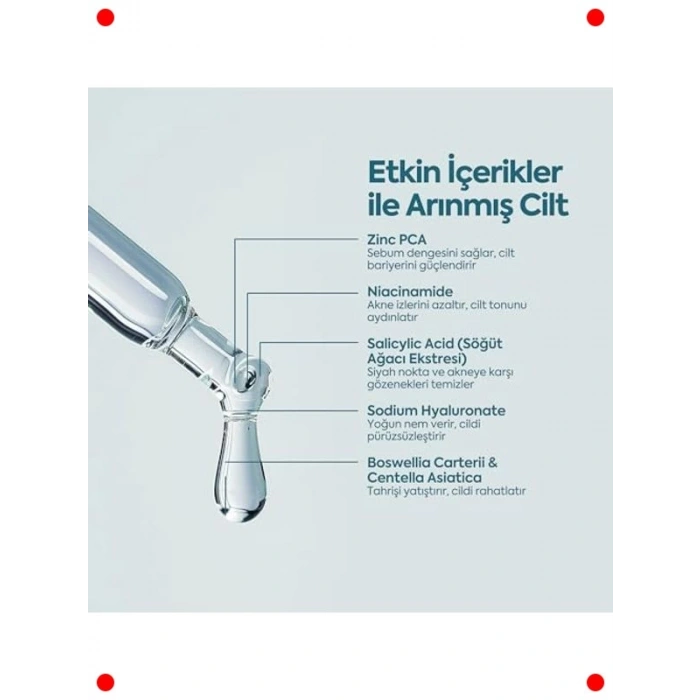 Niasinamid Akne Karşıtı & Gözenek Sıkılaştırıcı Serum