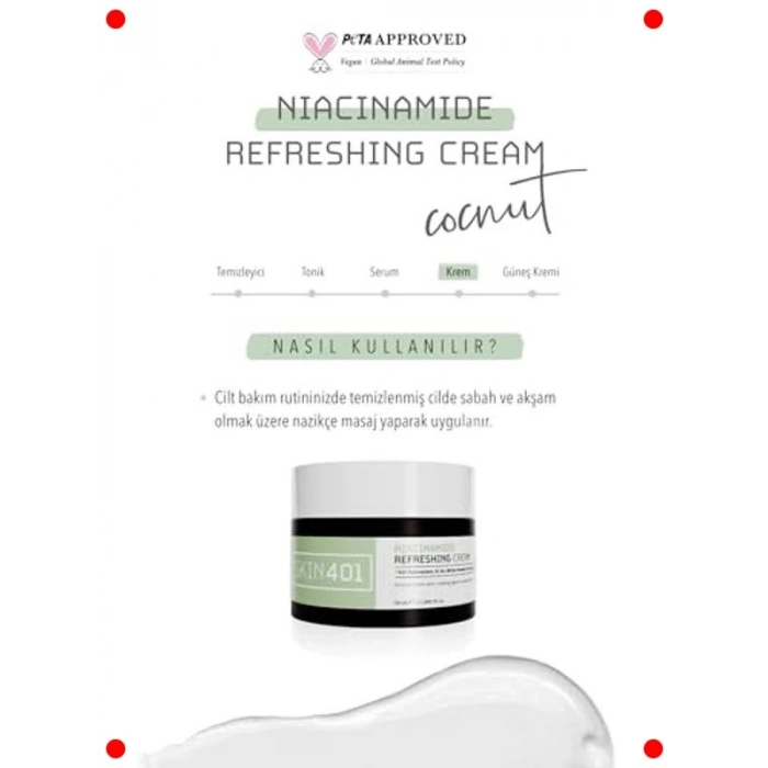 Niasinamid İçerikli Canlandırıcı Cilt Aydınlatıcı Krem