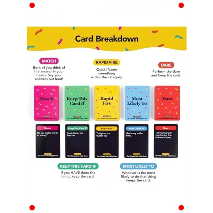 Nihai Randevu Gecesi İlişki Kart Oyunu