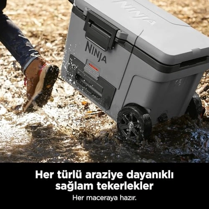 Ninja FrostVault Tekerlekli Cooler 42 Litre - Gri
