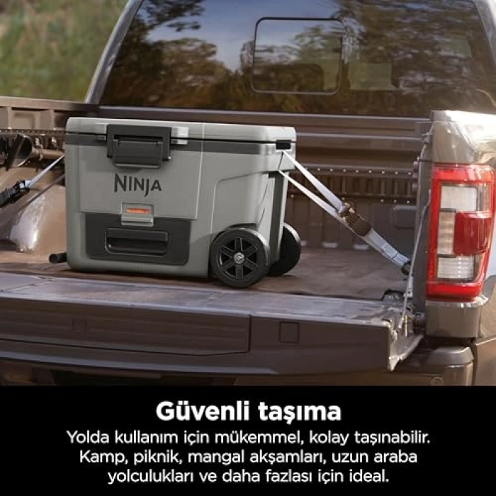 Ninja FrostVault Tekerlekli Cooler 42 Litre - Gri