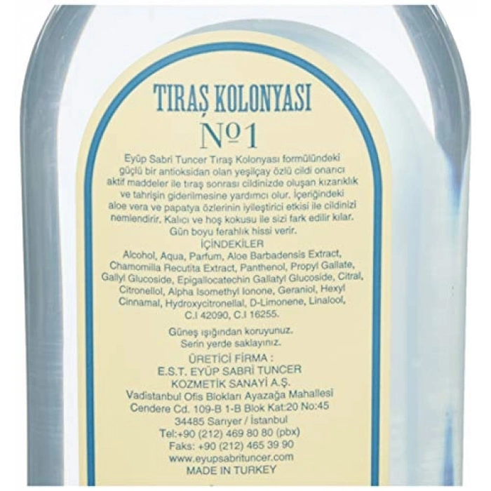 No:1 250 ml Tıraş Kolonyası