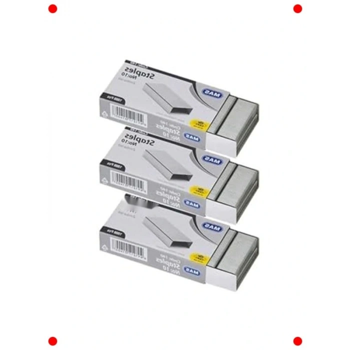 No:10 Zımba Teli, 3 Paket, Toplam 3000 Adet