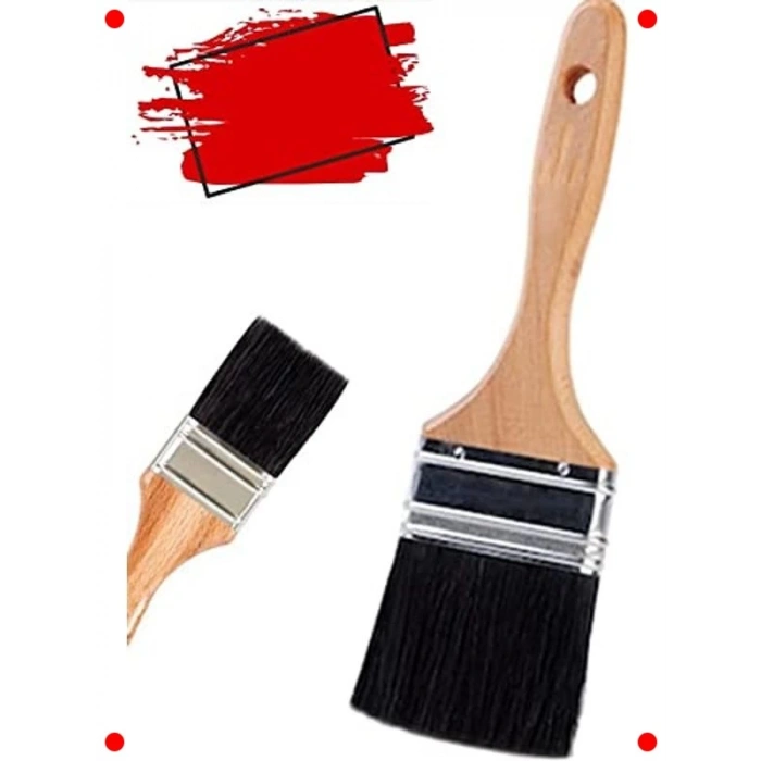 No:2 Ahşap Saplı Yağlı Boya Fırçası