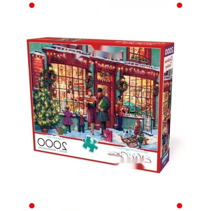 Noel Oyuncak Mağazası Temalı Yapboz (2000 Parça)