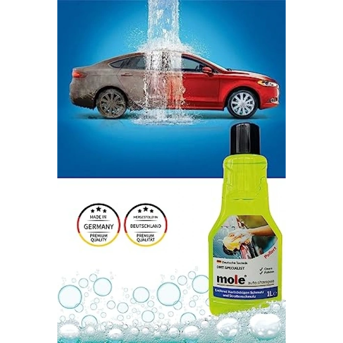 Nötr Cilalı Araç Şampuanı, 1000ml Boyutunda