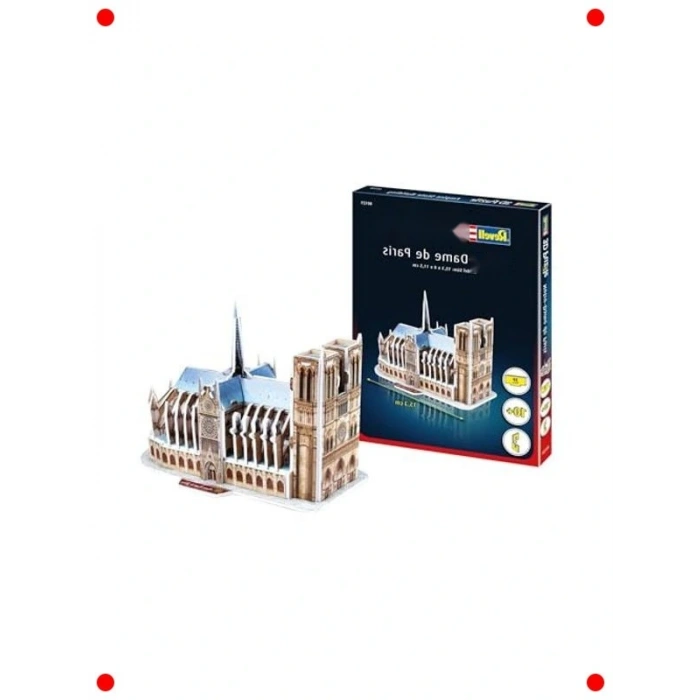 Notre Dame Katedrali 3D Yapboz