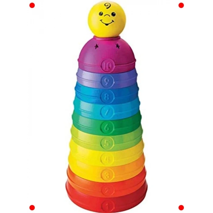 Numaralı Renkli Kaplar ve Toplar Seti