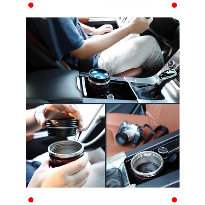 Objektif Tasarımlı Termos Kupa 350 ml