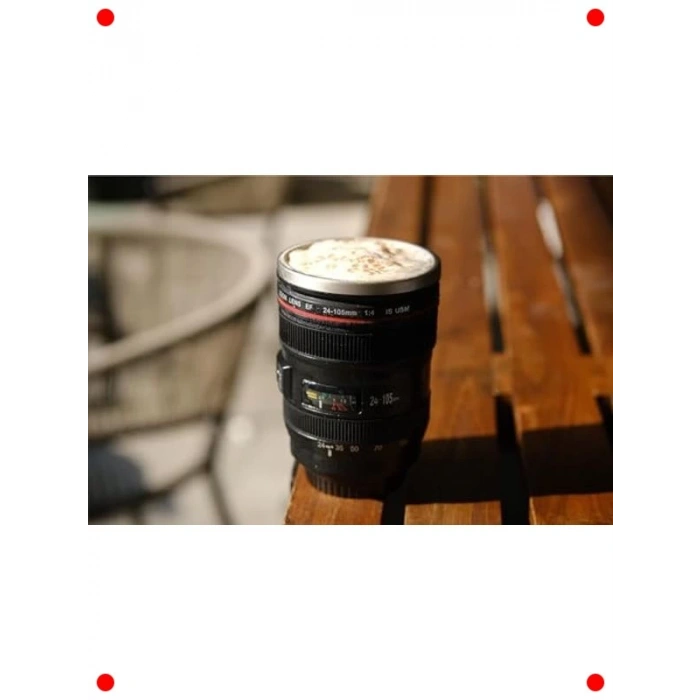 Objektif Tasarımlı Termos Kupa 350 ml