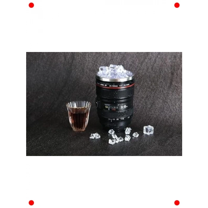 Objektif Tasarımlı Termos Kupa 350 ml