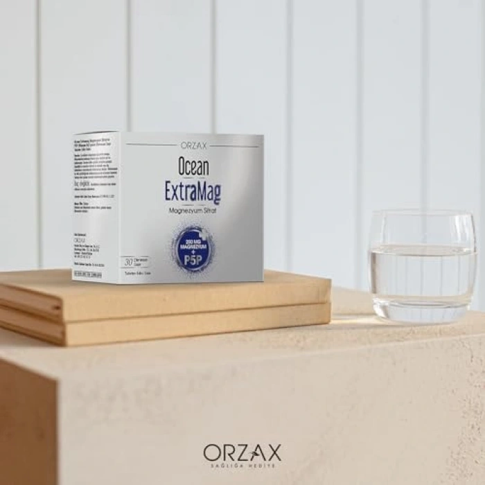 Ocean Extramag 250 Magnezyum Sitrat + P5P 30 Saşe