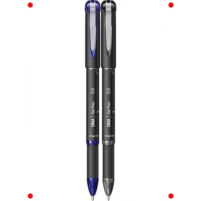 Office DNA Jel Kalem Seti, Mavi & Siyah 0.5 mm