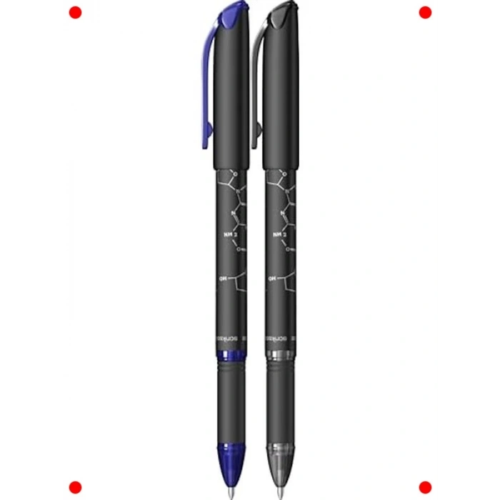 Office DNA Jel Kalem Seti, Mavi & Siyah 0.5 mm