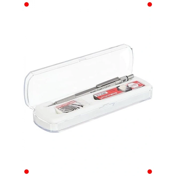 Ofis Mekanik Kalem Seti 3lü (Gri, 0.5 mm)