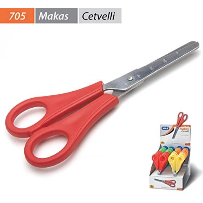 Öğrenci Makası Cetvelli 705