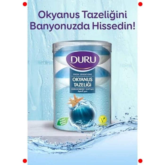 Okyanus Kokulu Katı Sabun Seti (4x100g)