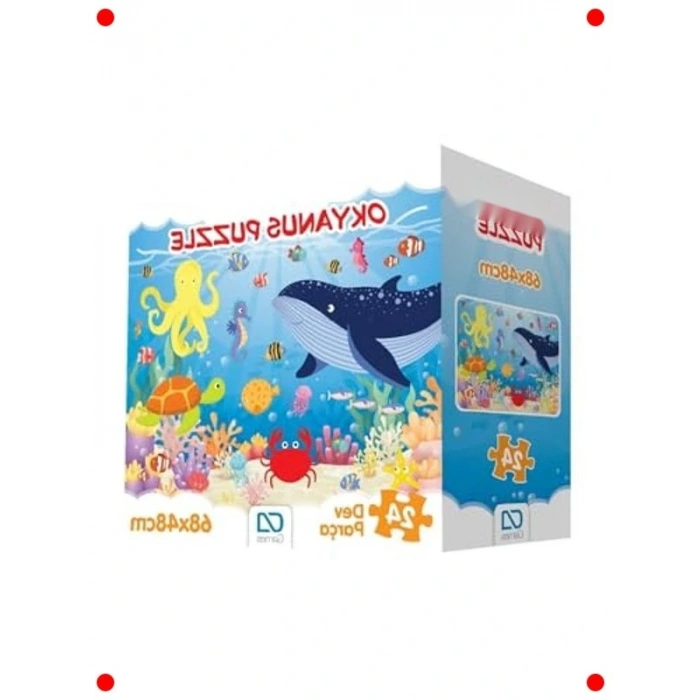 Okyanus Temalı Yer Yapbozu (24 Parça)