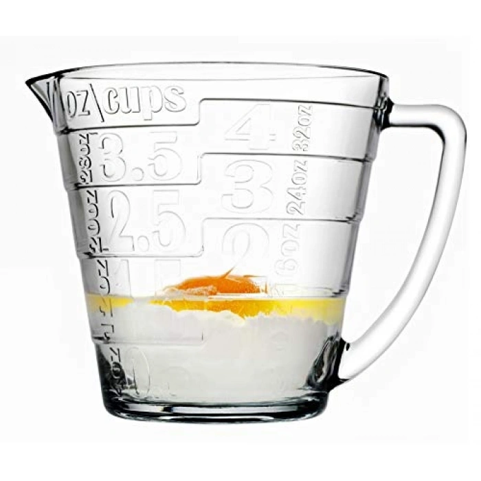 Ölçü Kabı, 1 Litre Kapasite ile Pratik Mutfak Ölçüm Aracı