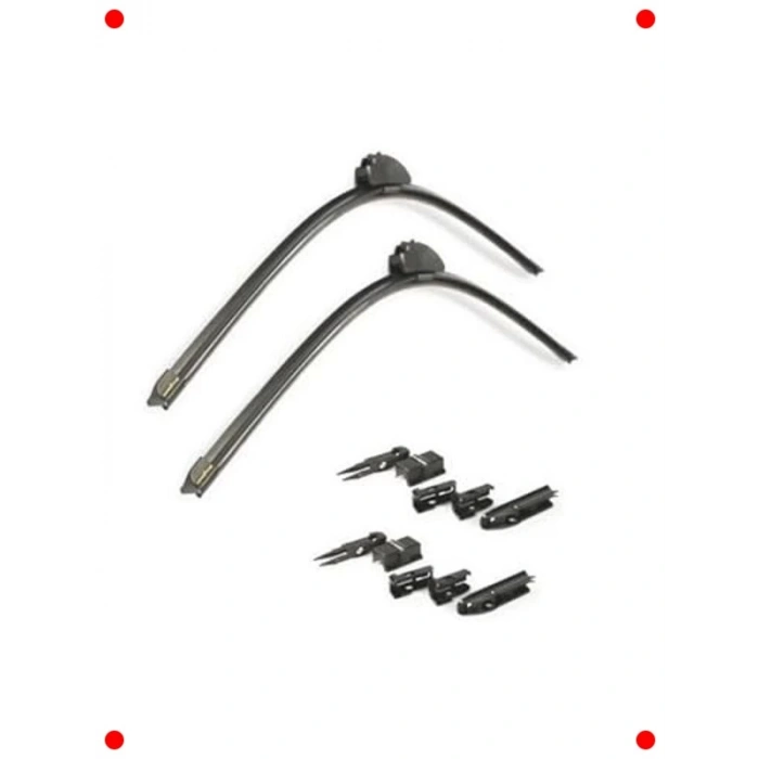 Ön Cam Muz Tipi Silecek Seti (550mm+450mm) - Özel Uyum