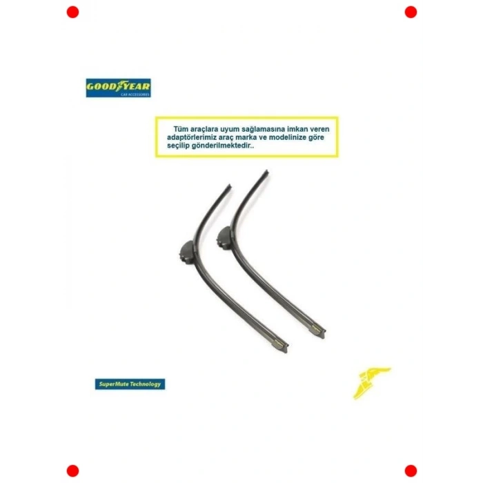 Ön Muz Tipi Silecek Seti (2008-2015 Uyumlu)