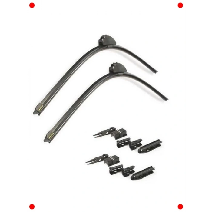 Ön Muz Tipi Silecek Süpürgesi Seti