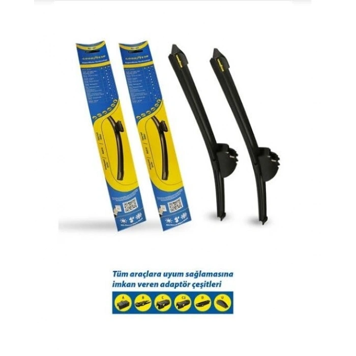 Ön Silecek Süpürgesi Muz Tipi 480mm + 480mm Opel Vectra B