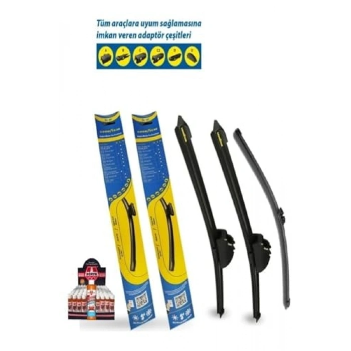 Ön ve Arka Muz Silecek Takımı Cıtroen Berlingo 2018-2019