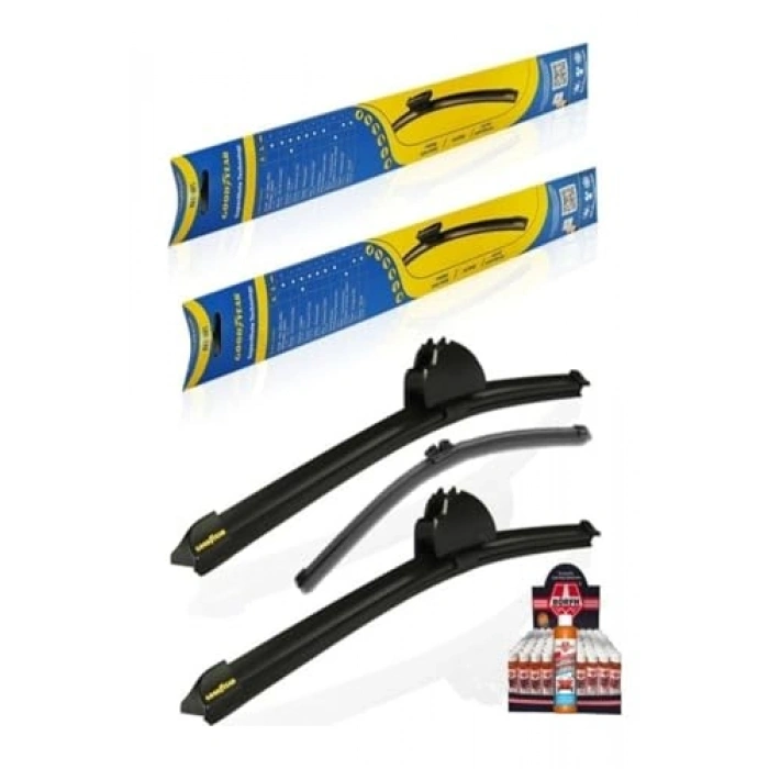 Ön ve Arka Muz Silecek Takımı ile Cam Sabunu Hediyeli Set