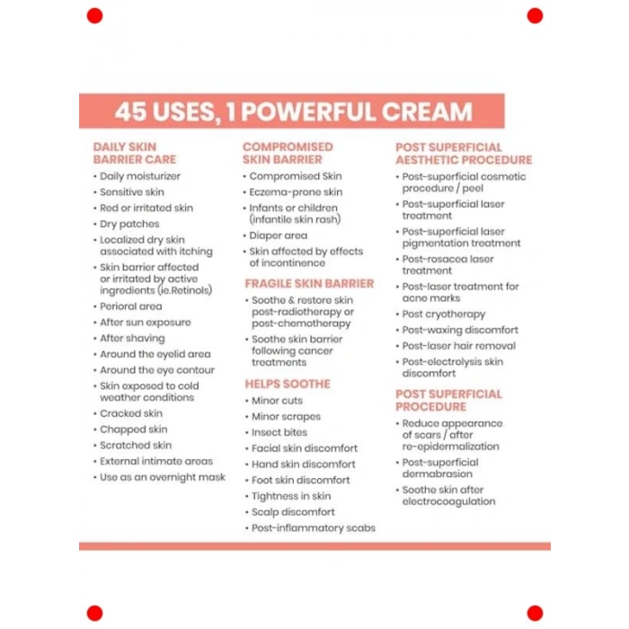 Onarıcı Bakım Kremi - Hassas ve Tahriş Olmuş Ciltler 40 ml