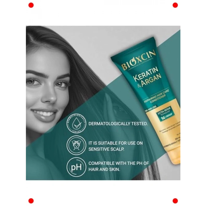 Onarıcı Keratin Argan Saç Bakım Kremi 250ml