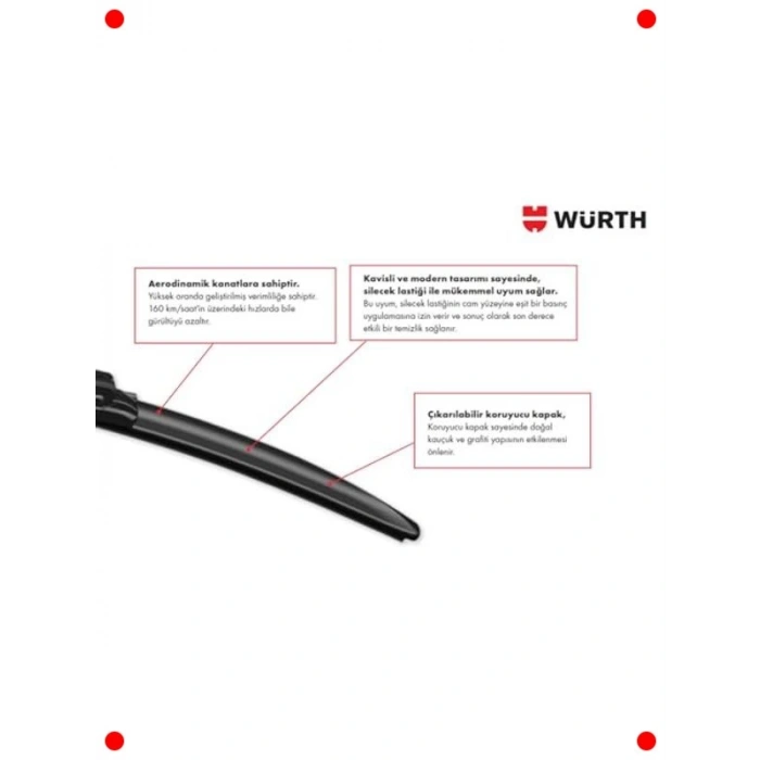 Opel Astra J (2009-2015) Uyumlu Muz Tipi Silecek Seti