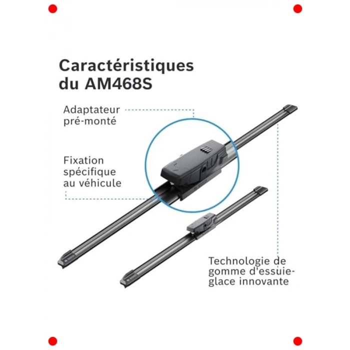Opel Corsa D Uyumlu Ön Cam Silecek Seti (2006-2019)