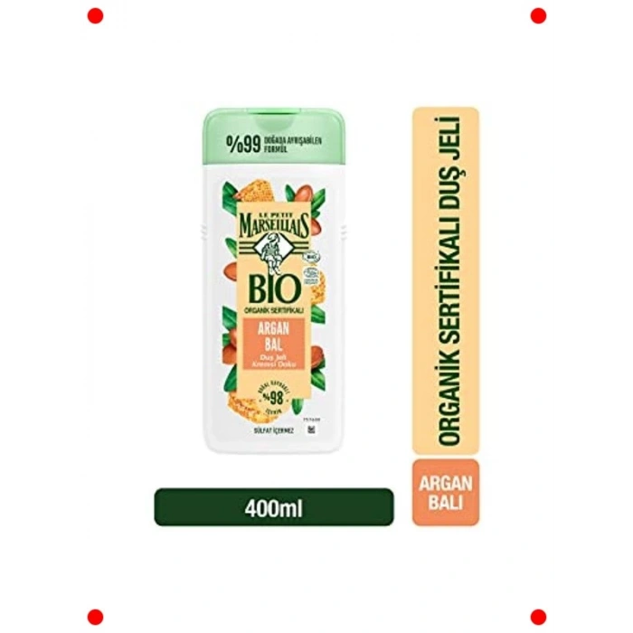 Organik Argan Balı Duş Jeli 400 ml