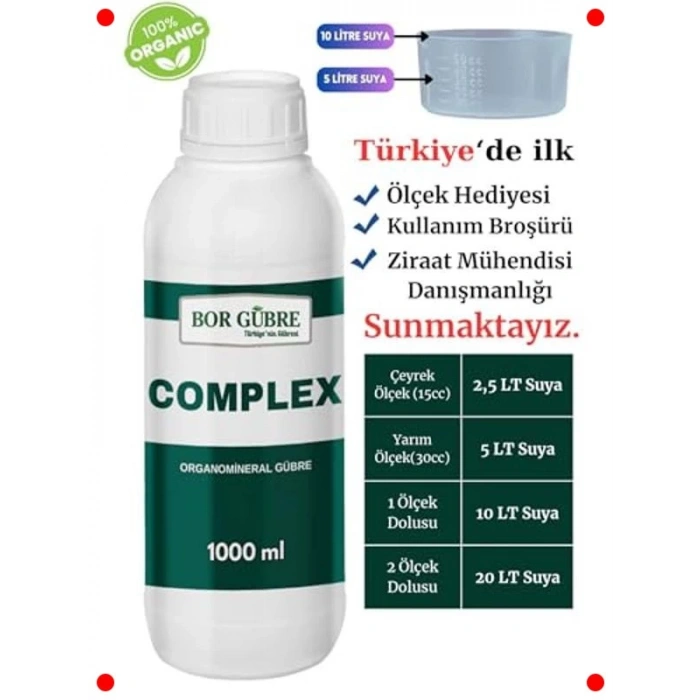 Organomineral Gübre 1000ml - Yeşil Aksam & Verim