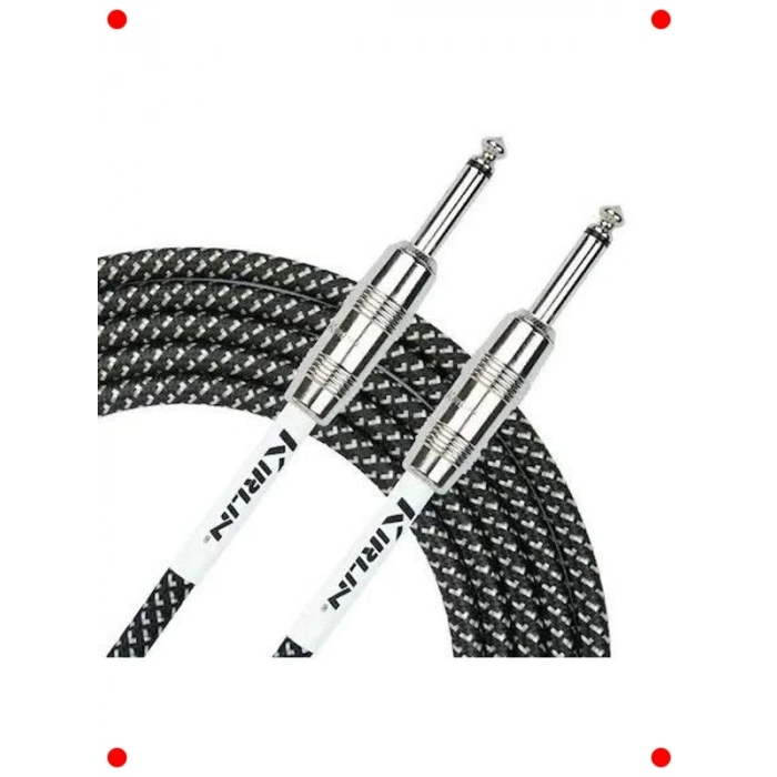 Örgülü Enstrüman Kablosu 3 Metre Dayanıklı Müzik