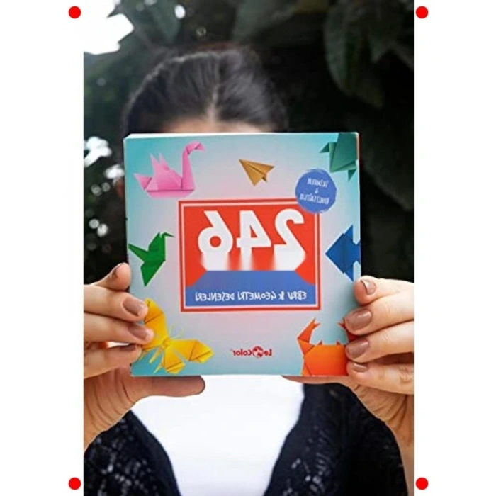 Origami Kağıt Katlama Seti - Ebru ve Geometrik Desenler