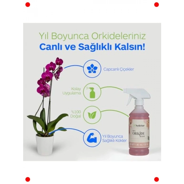 Orkide Besini ve Vitamini 500 ml - Doğal Formül