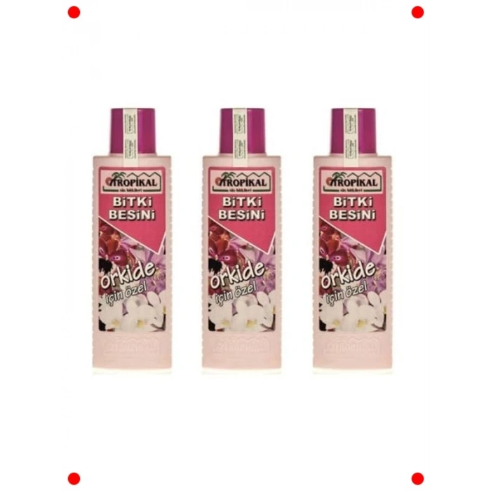 Orkideye Özel Sıvı Besin Takviyesi – 3 Adet