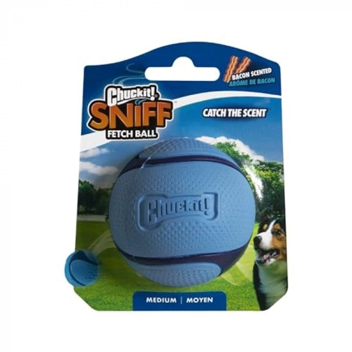 Orta Boy Chuckit! Sniff Ball, Kauçuk Köpek Oyuncağı
