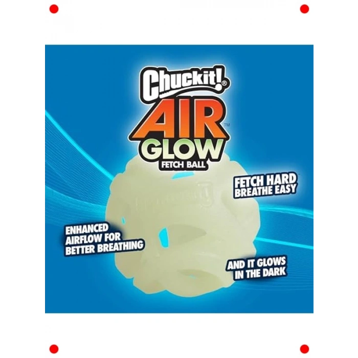 Orta Boy Işıklı Getirme Topu Köpek Oyuncağı (2.5 İnç)