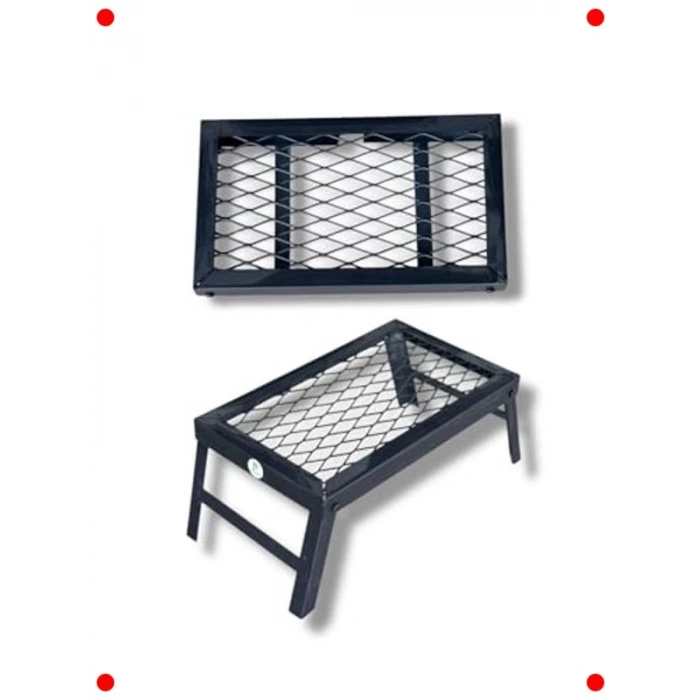 Orta Boy Katlanır Kamp Izgarası - Baklava Dilimli