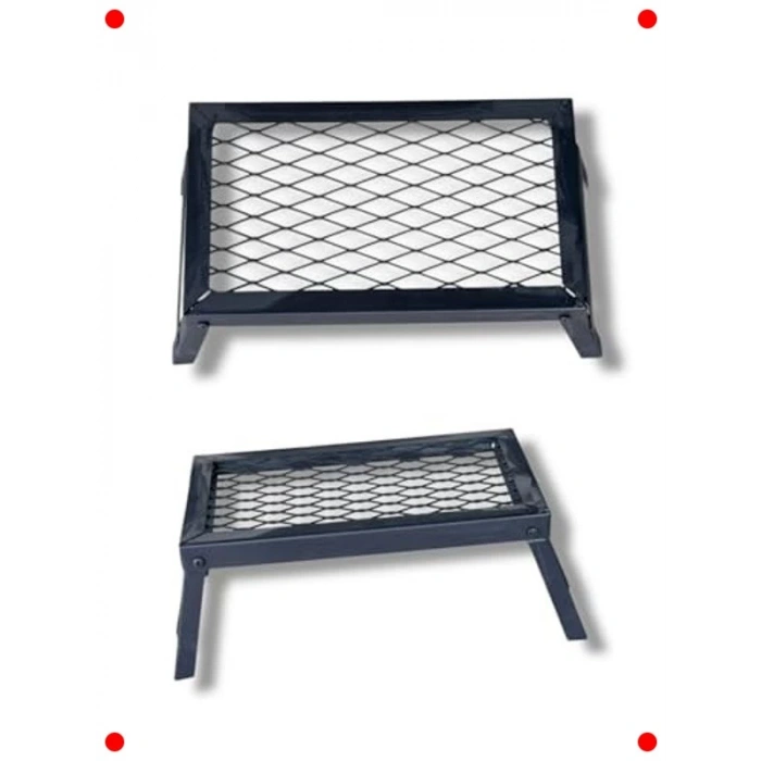 Orta Boy Katlanır Kamp Izgarası - Baklava Dilimli