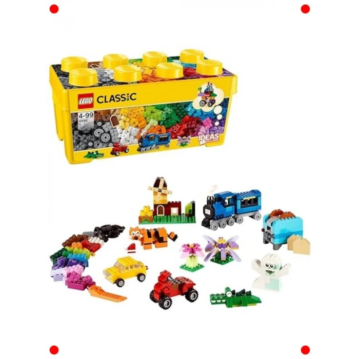 Orta Boy Yaratıcı Yapım Parçaları Kutusu