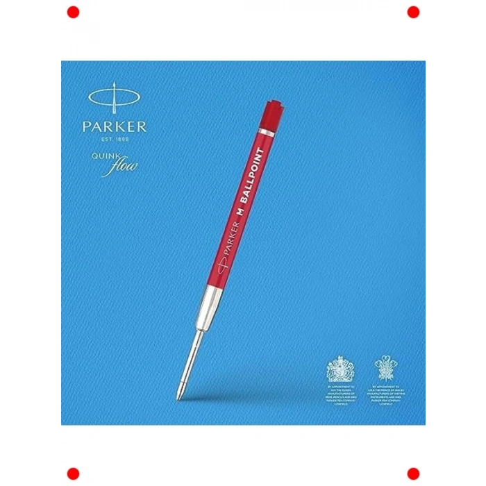 Orta Uçlu Kırmızı Tükenmez Kalem Refili - 2li Paket