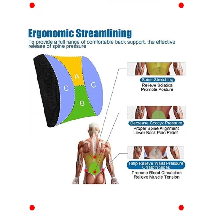 Ortopedik Bel Destek Yastığı