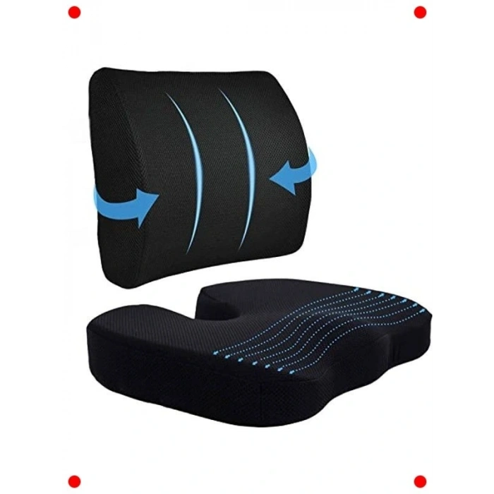 Ortopedik  Bel ve Boyun Destek Yastığı Seti